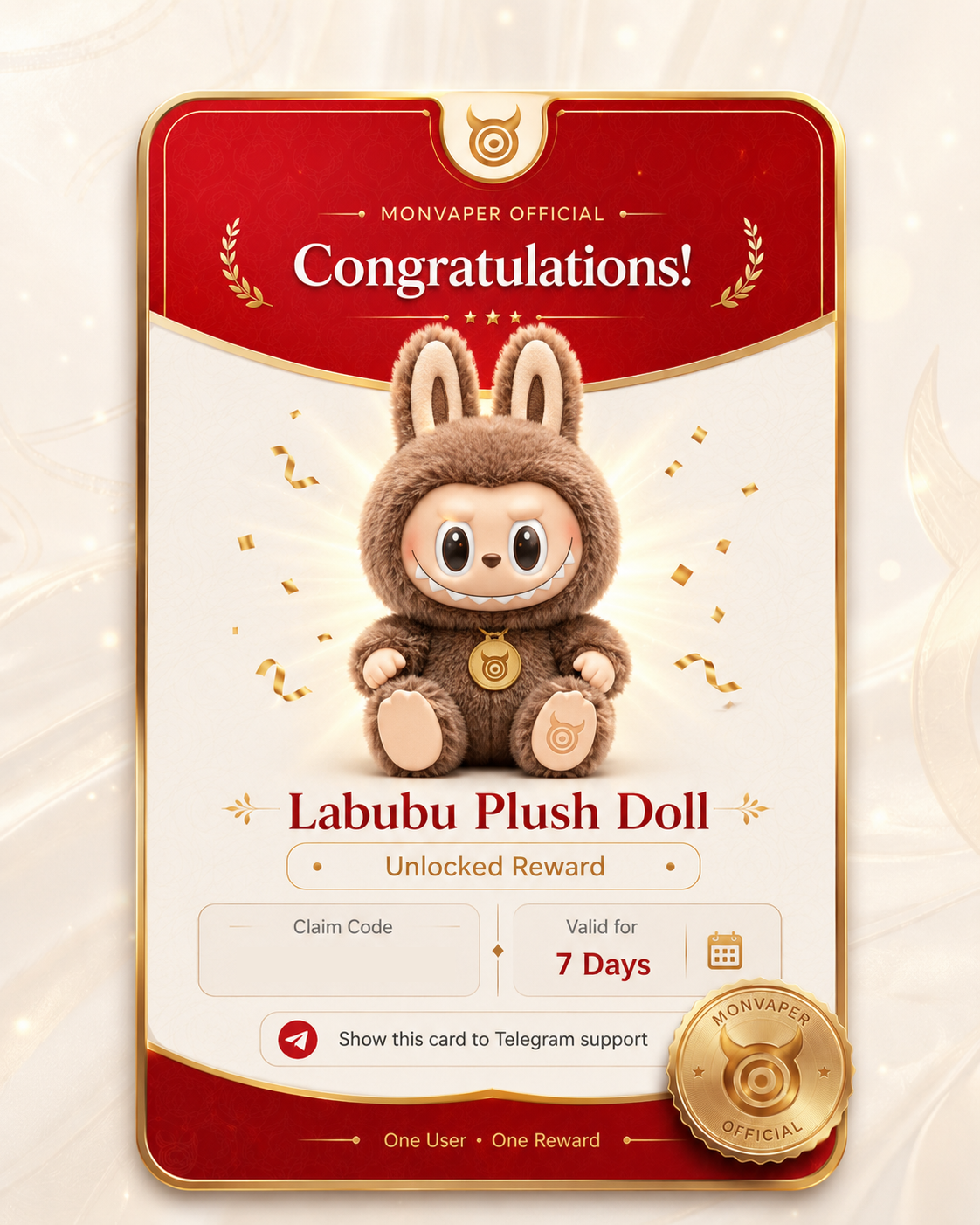 Labubu Plush Doll